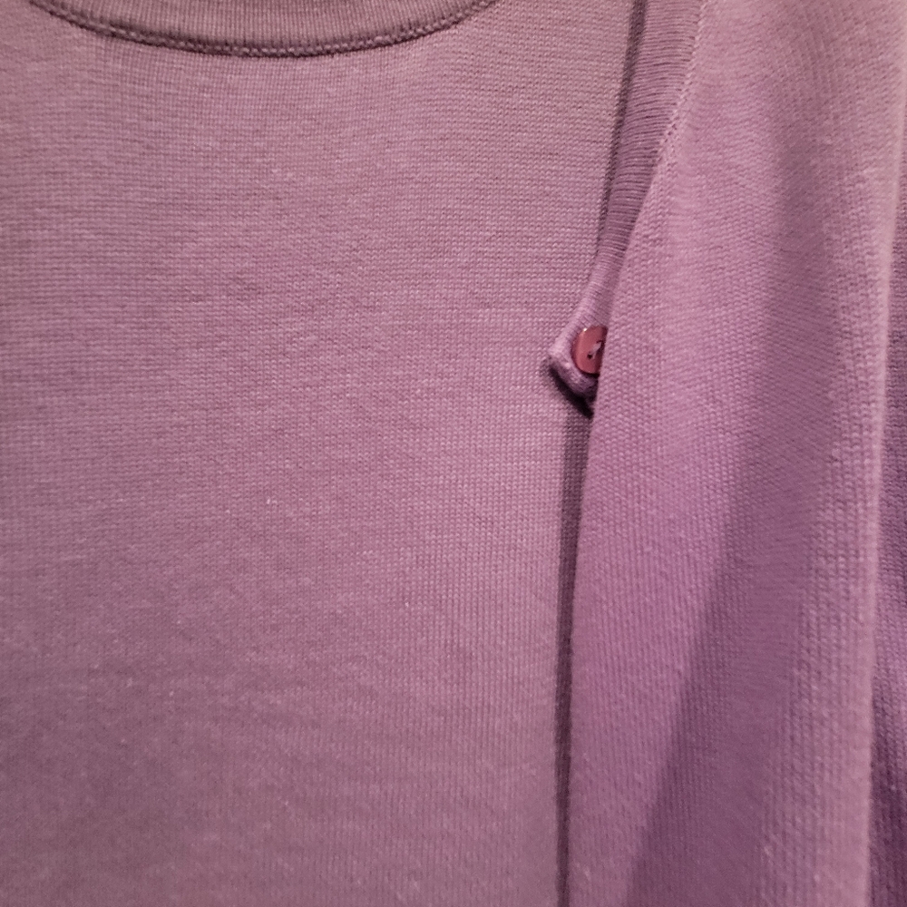 2 Pc. Lavender Cardigan Sweater - Picture 5 of 5